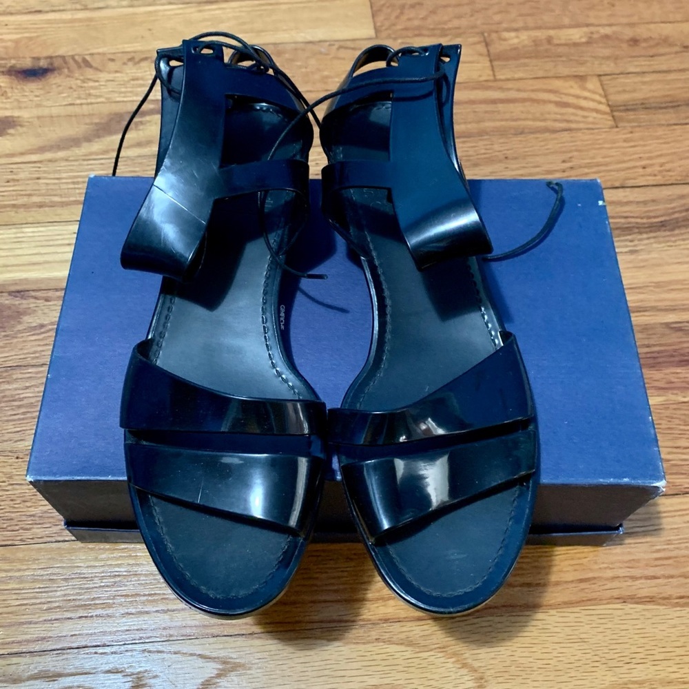 See by Chloe jelly lace back sandals.